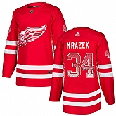 Red Wings 34 Petr Mrazek Red Drift Fashion Adidas Jersey,baseball caps,new era cap wholesale,wholesale hats